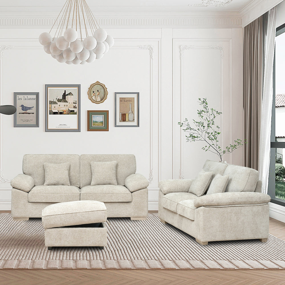 York Biscuit Storage Foot Stool