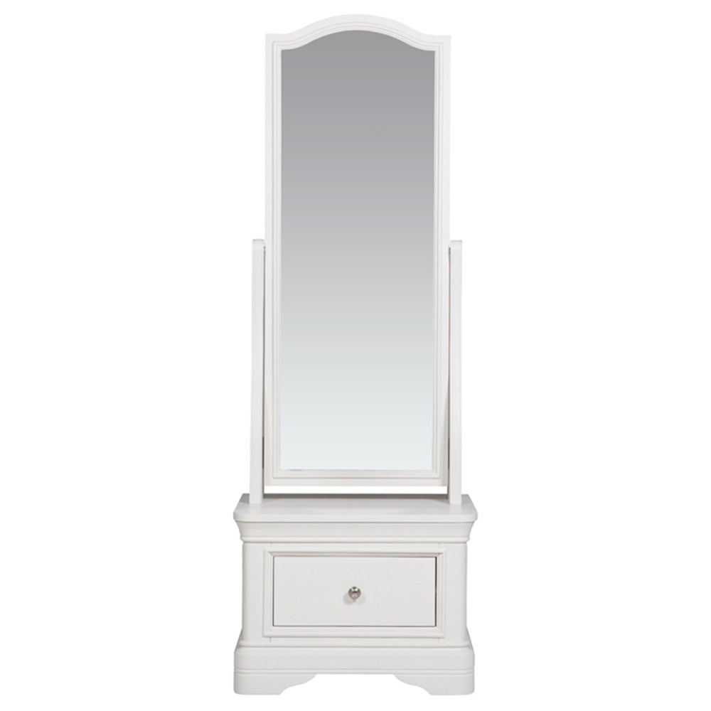 Harrington Bone Painted Cheval Mirror
