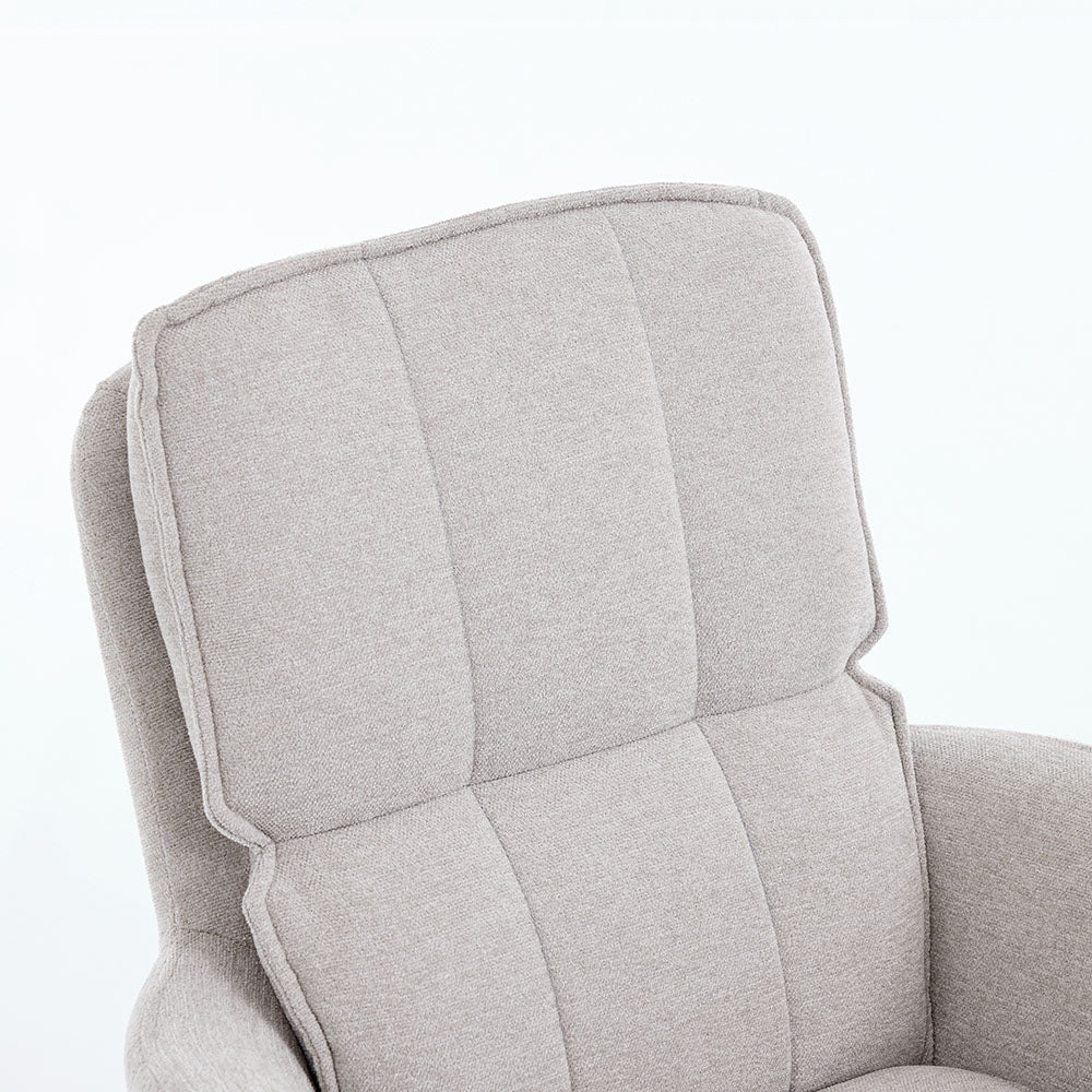 0.8m Grey Square Extending Ceramic Table & 4 x Grey Luxe Panel Stitch Swivel Chair Set - The Furniture Warehouse