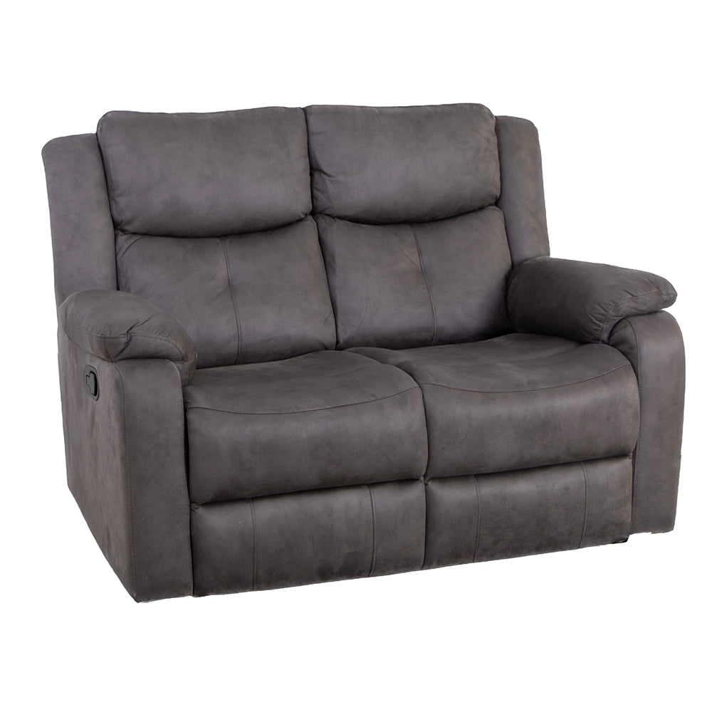 Rome Steel Manual Recliner 2 Seater Sofa