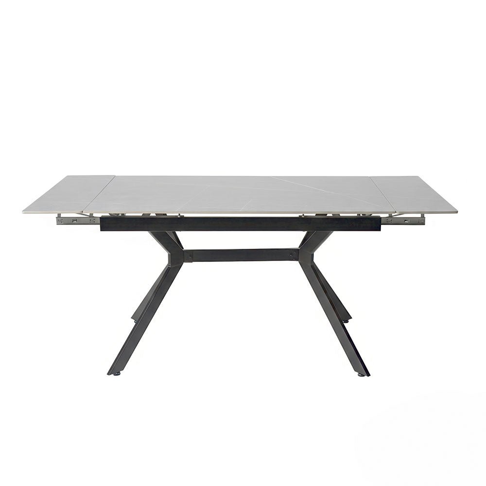 1.3m Grey Extending Ceramic Table - The Furniture Warehouse