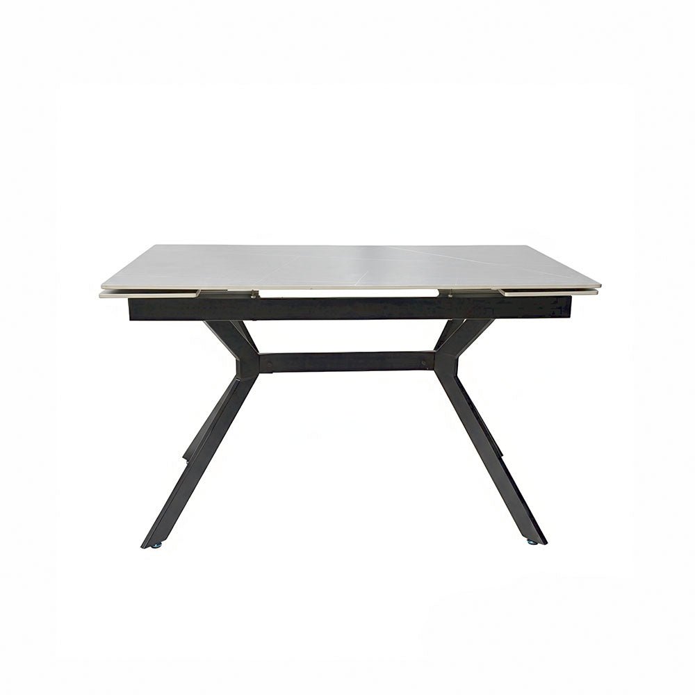 1.3m Grey Extending Ceramic Table - The Furniture Warehouse