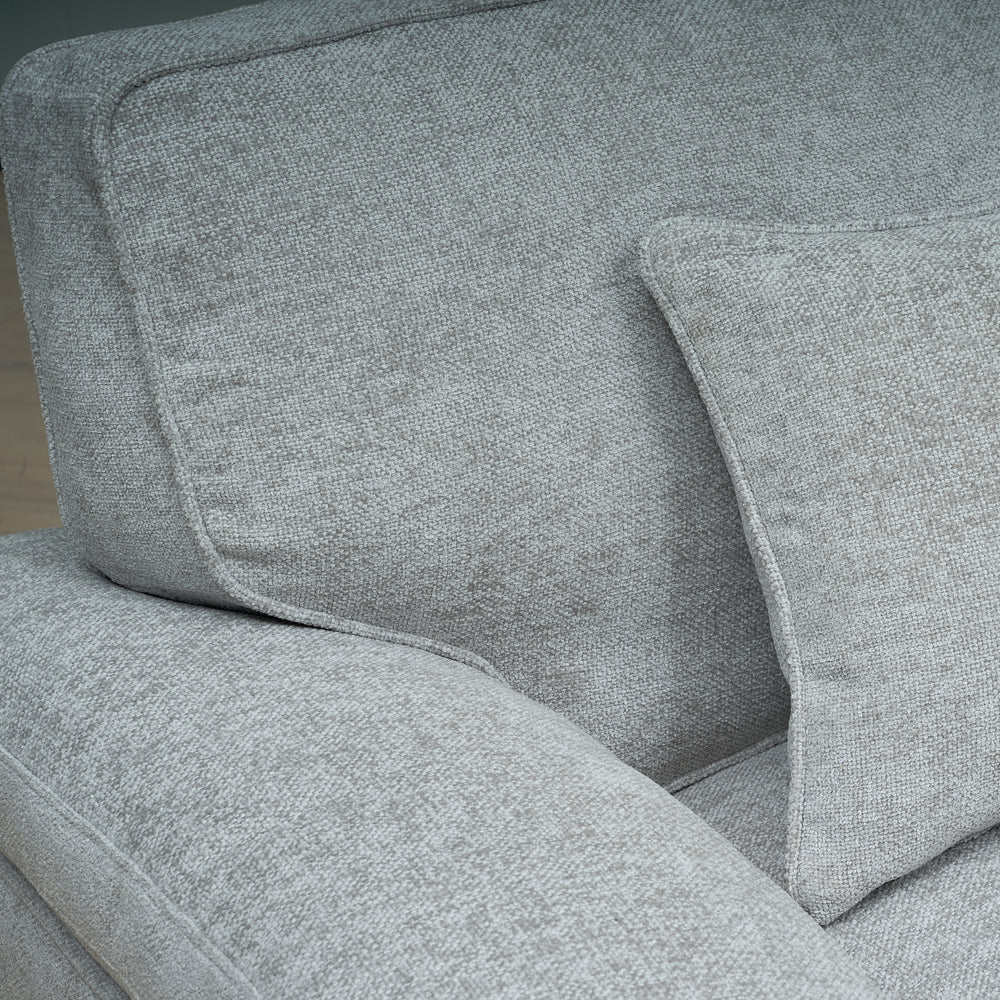 York Grey 2 Seater Sofa