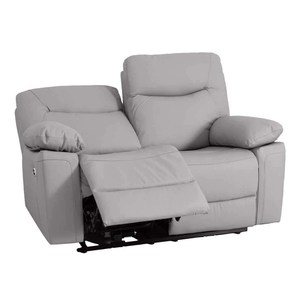 Florence Pearl Grey Power Recliner 2 Seater Sofa
