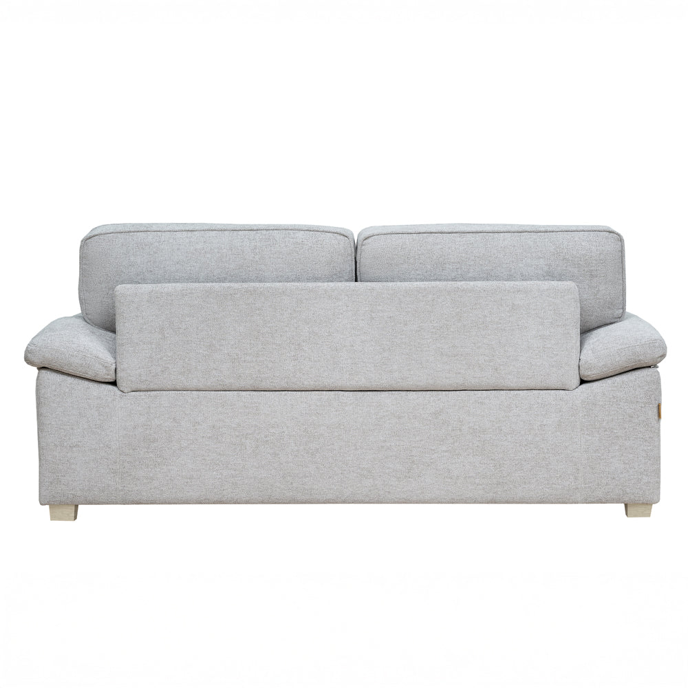 York Grey 3 Seater Sofa