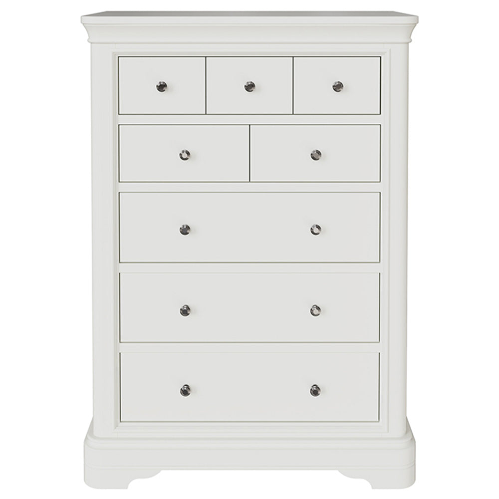Harrington Bone Painted 8 Drawer Chest
