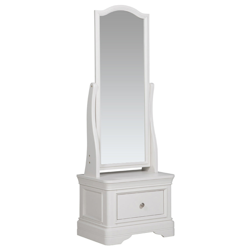 Harrington Bone Painted Cheval Mirror
