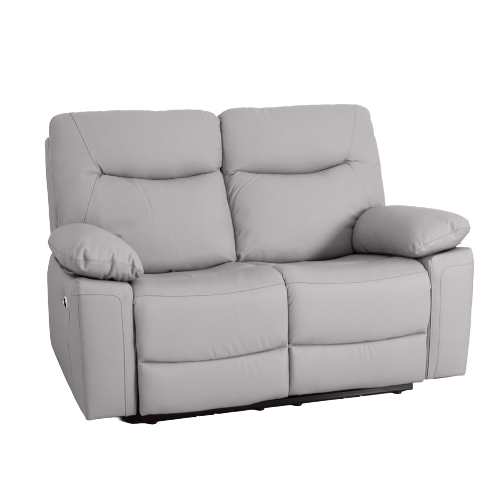 Florence Pearl Grey Power Recliner 2 Seater Sofa