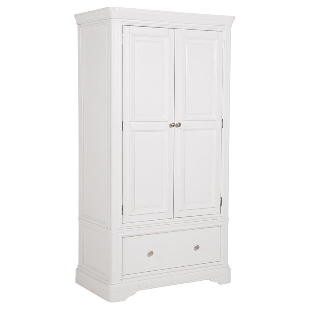Harrington Bone Painted Double Wardrobe
