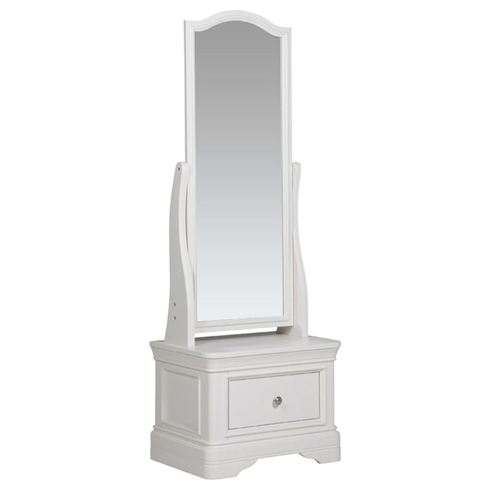 Harrington Bone Painted Cheval Mirror