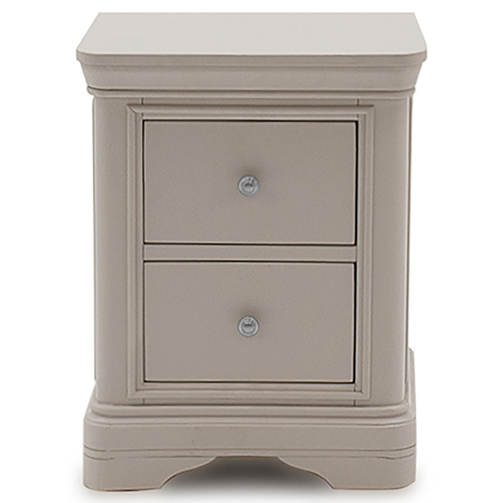 Harrington Taupe Painted Bedside Table