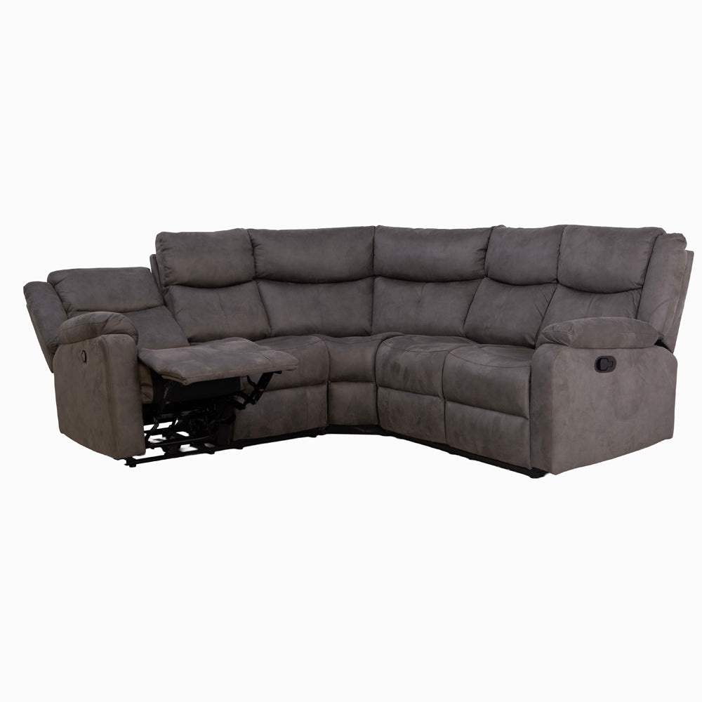 Rome Steel Manual Corner Sofa with Console
