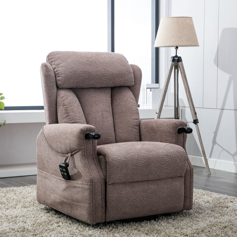 Denmark Dual Motor Lift & Tilt - Brushstroke Mocha