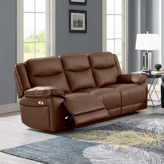 Richmond 3 Seater Sofa Manual Brown