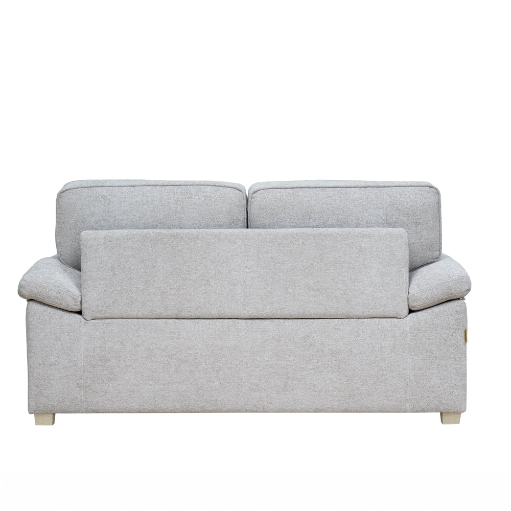 York Grey 3 Seater Sofa