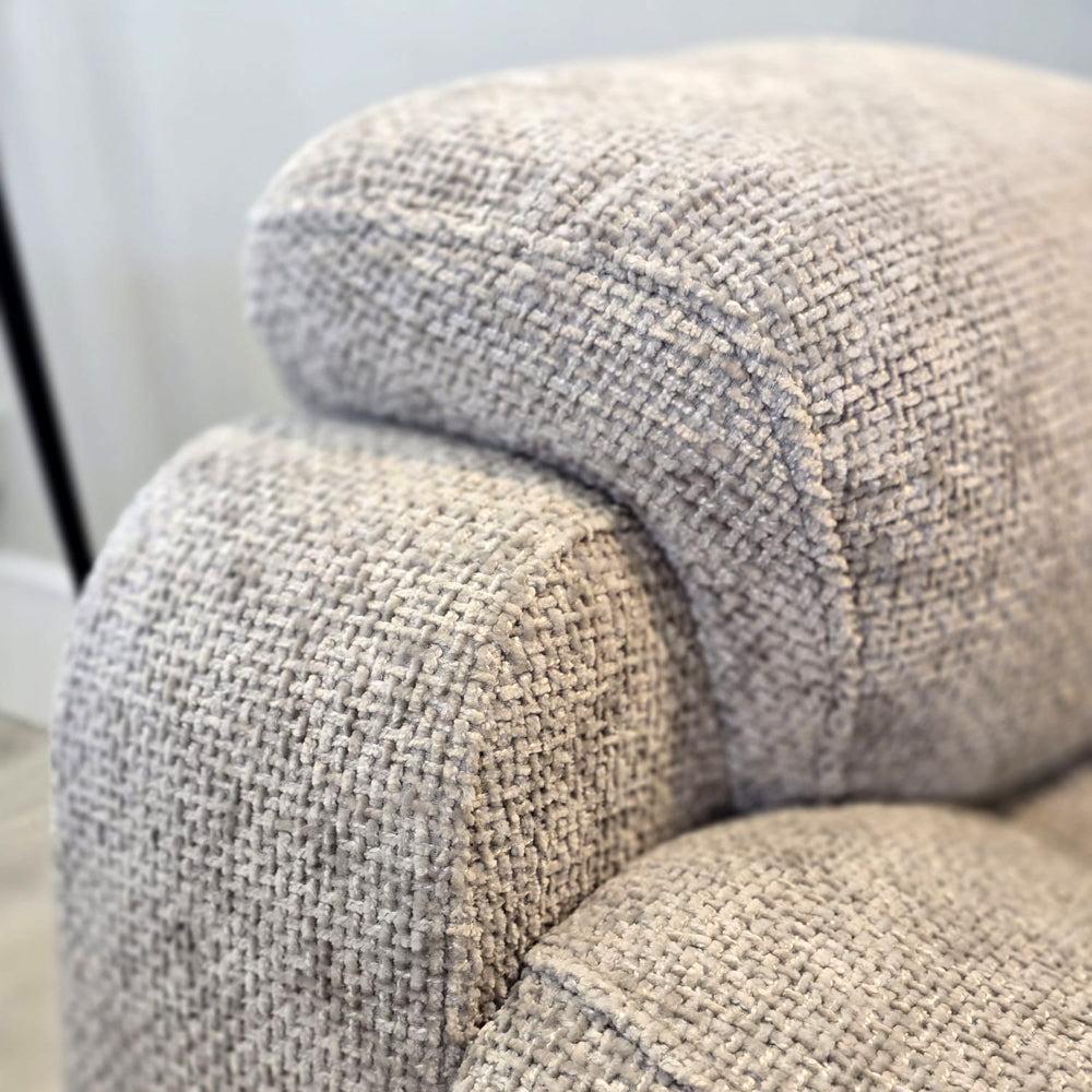 Rome Silver Manual Recliner Armchair