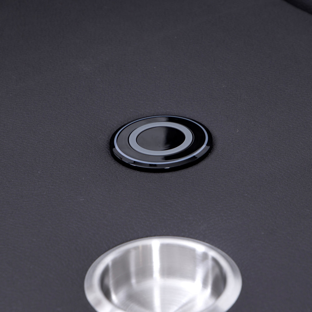 Milan Mocha Power Corner Sofa with Console