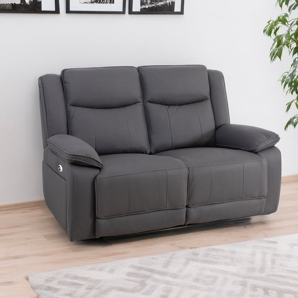 Madrid Mocha Power Recliner 2 Seater Sofa