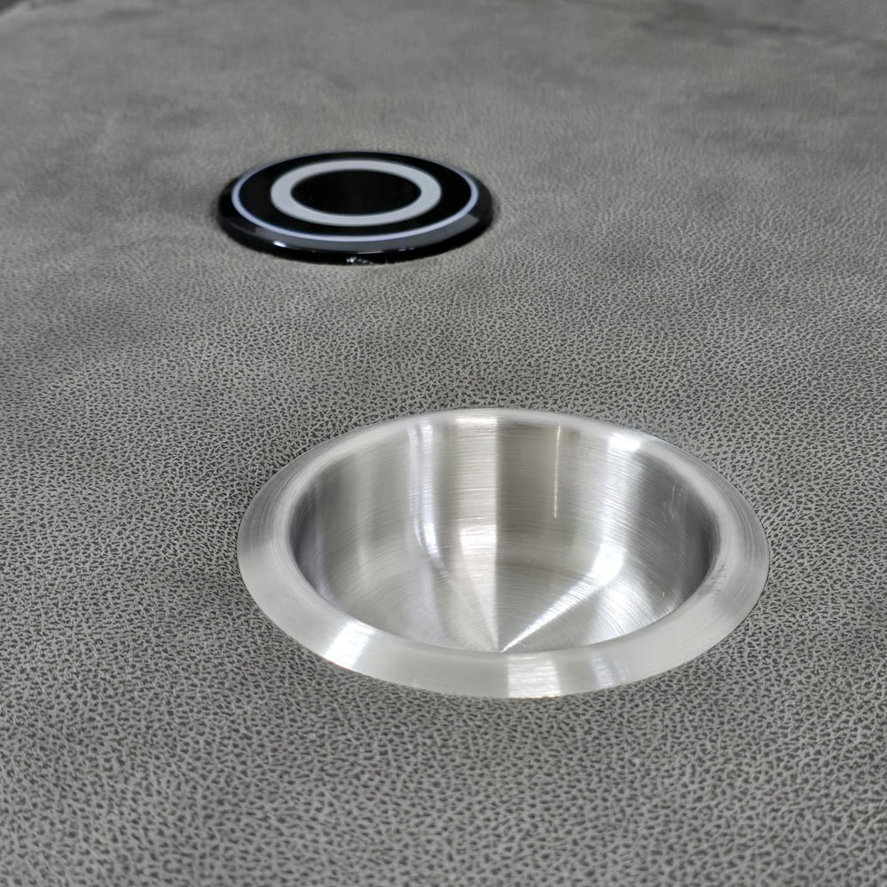 Rome Steel Manual Recliner 3 Seater Sofa with Console