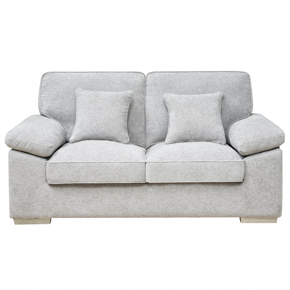 York Grey 2 Seater Sofa