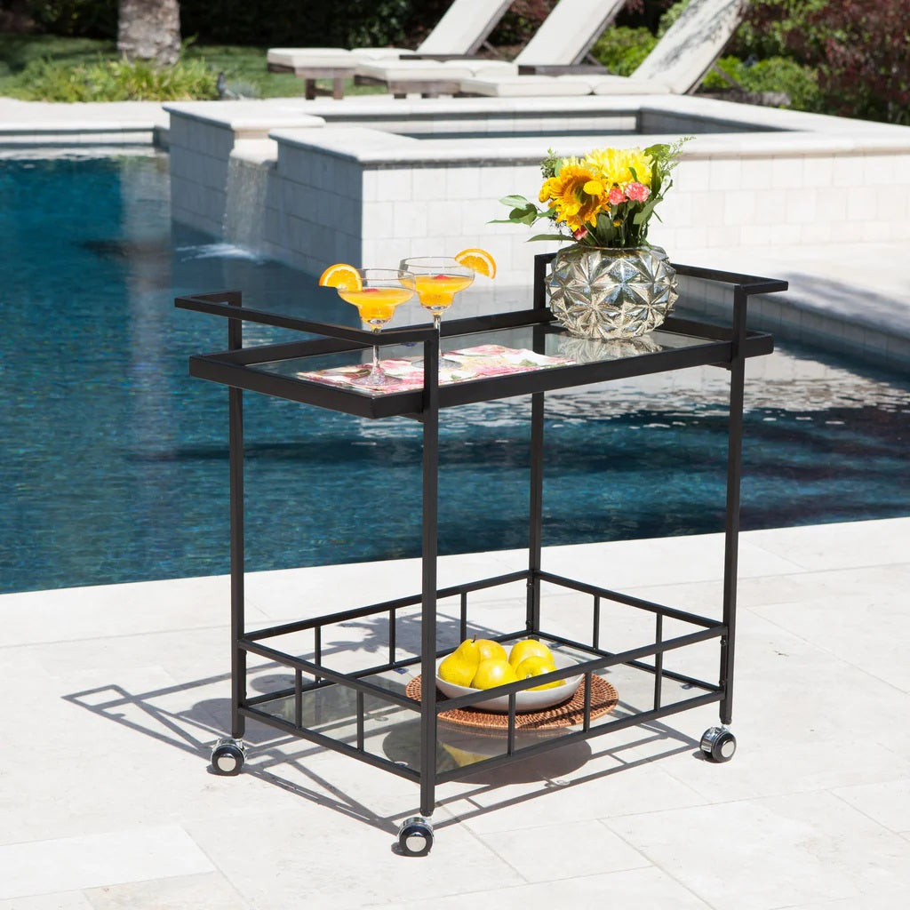 Black Bar Cart