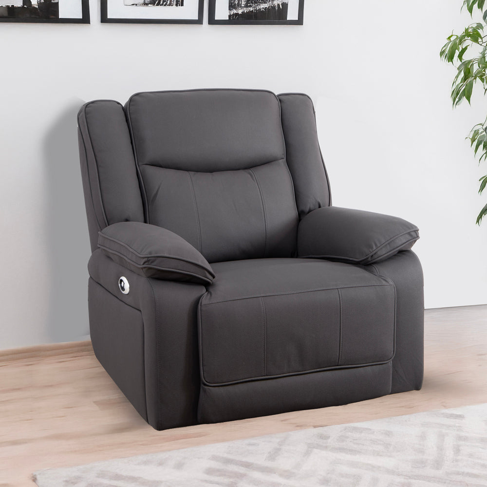 Milan Mocha Power Recliner Armchair