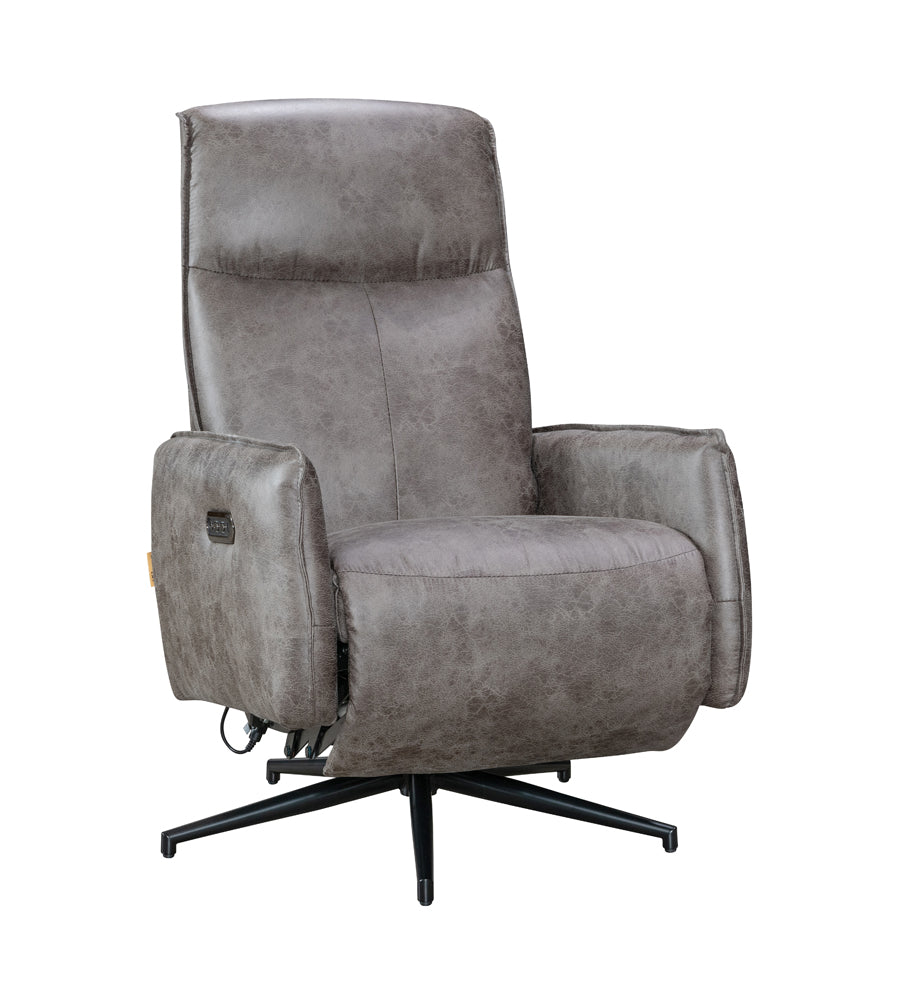 Stellar Graphite Electric Zero Gravity Recliner Armchair