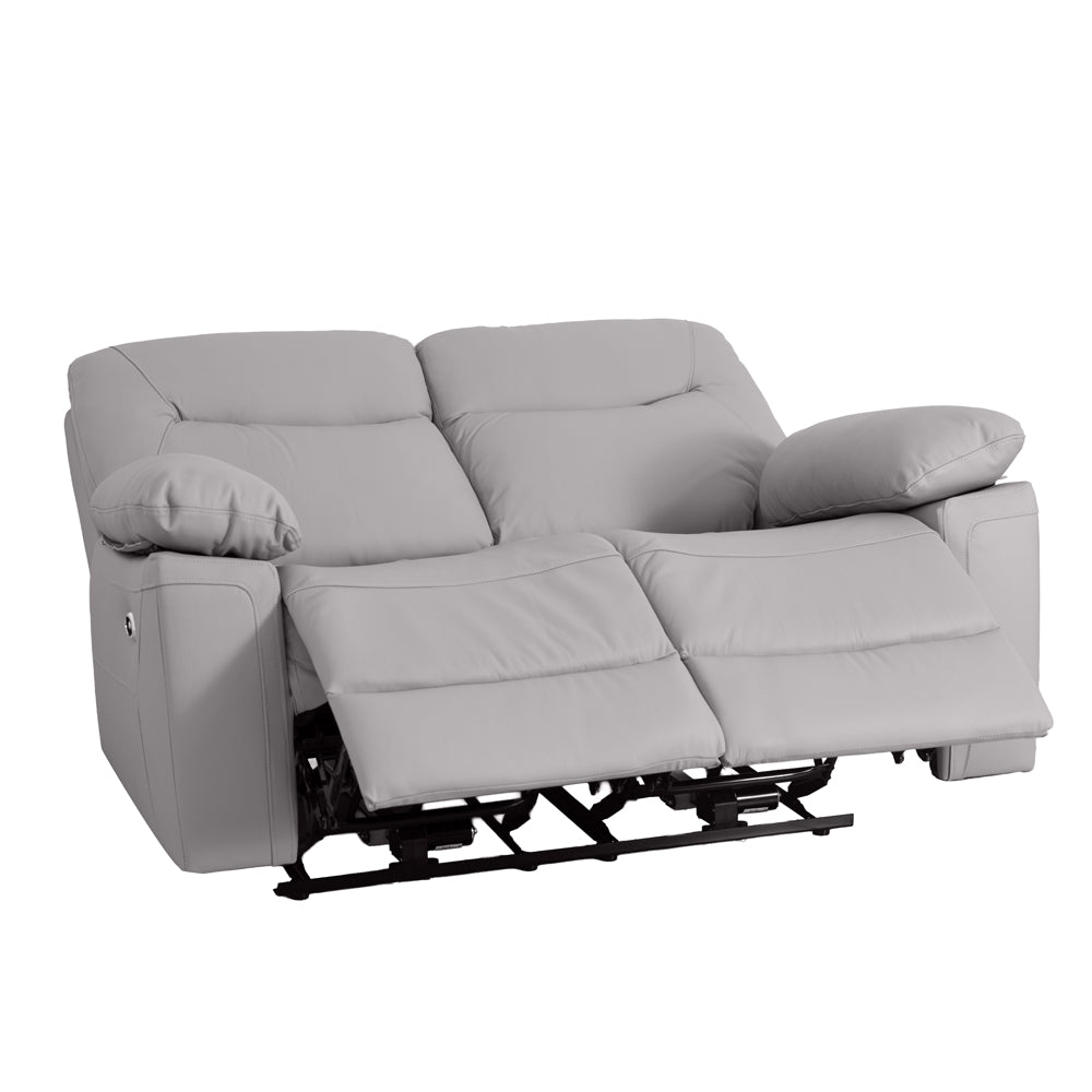Florence Pearl Grey Power Recliner 2 Seater Sofa