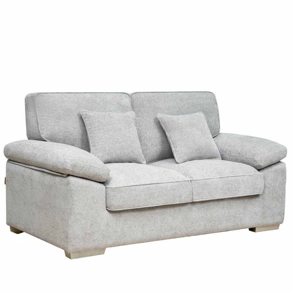 York Grey 2 Seater Sofa