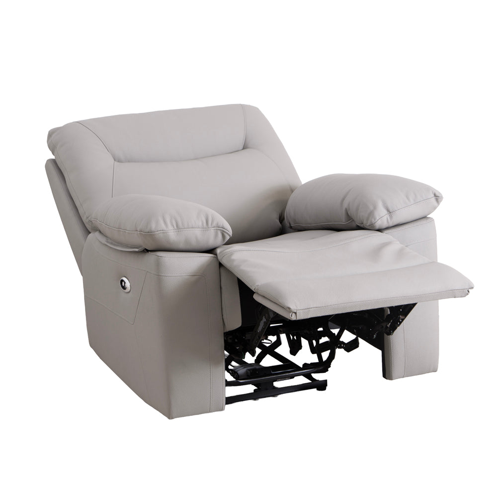 Florence Pearl Grey Power Recliner Armchair
