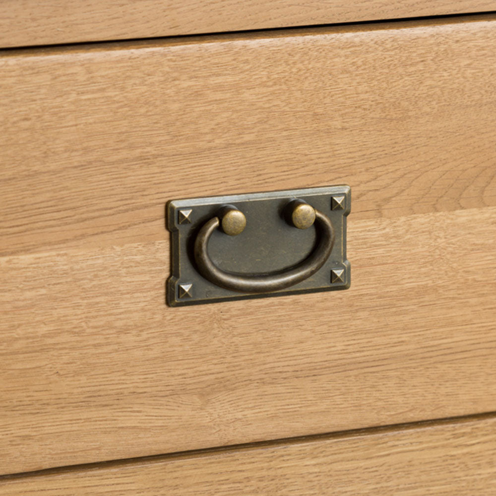 Winchester Oak 4 Drawer Narrow Chest