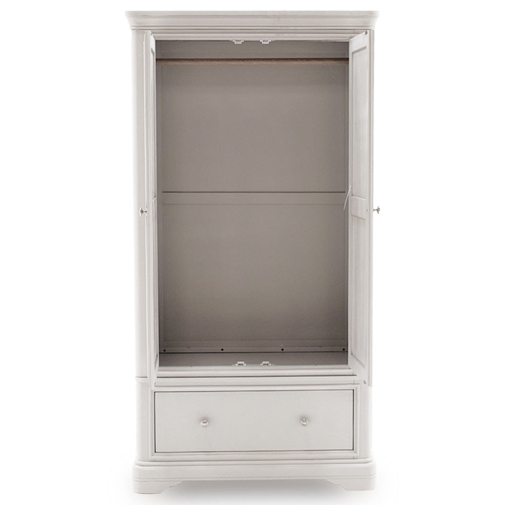 Harrington Taupe Painted Double Wardrobe