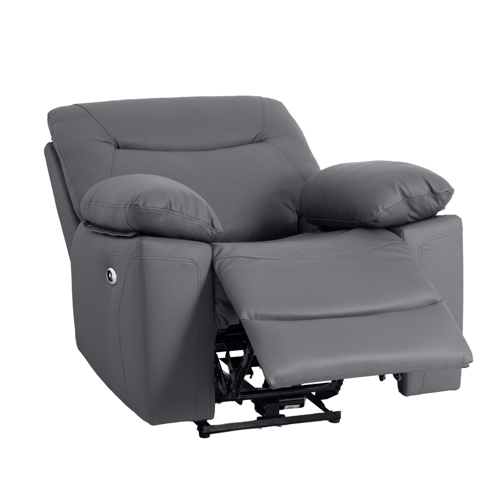 Florence Pewter Power Recliner Armchair