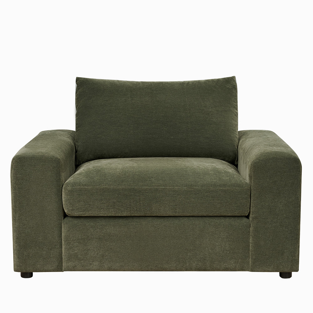 Winchester Forest Green Love Seat
