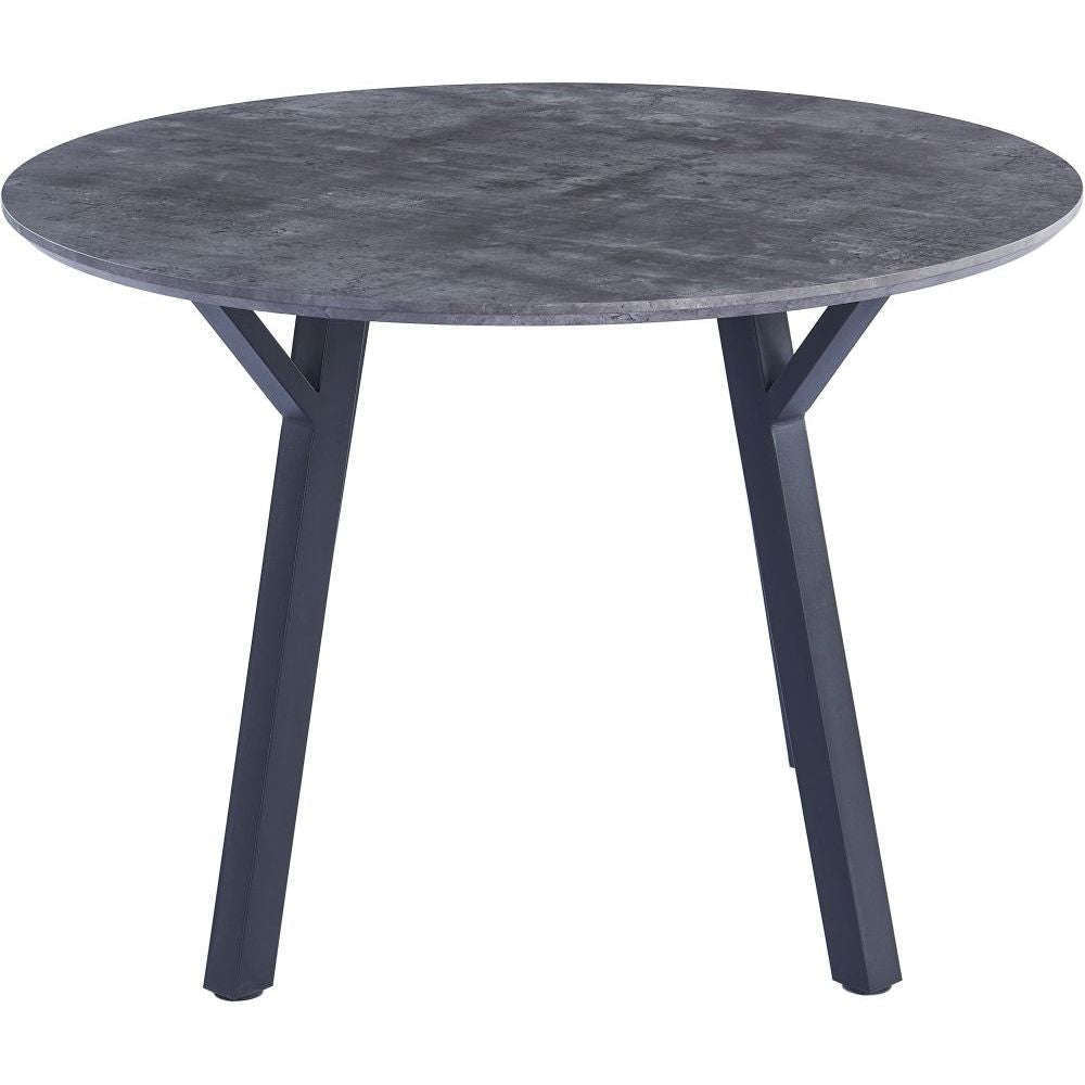 Bexley 1.1m Concrete Effect Round Dining Table