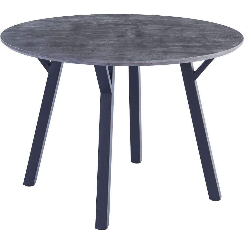 Bexley 1.1m Concrete Effect Round Dining Table