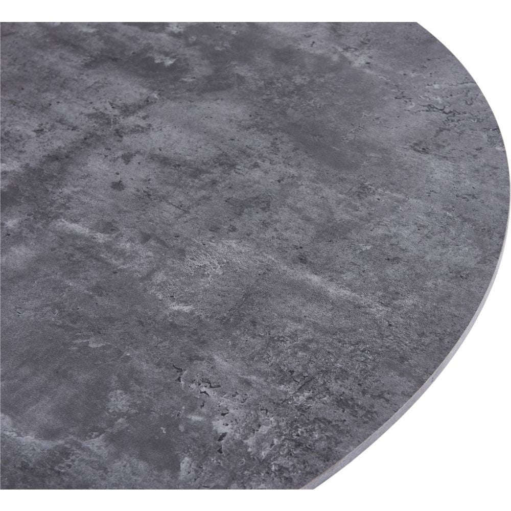 Bexley 1.1m Concrete Effect Round Dining Table