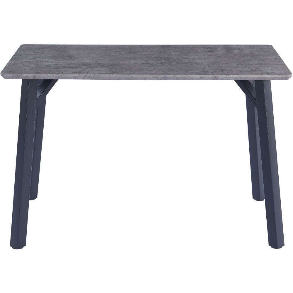 Bexley 1.2m Concrete Effect Fixed Top Dining Table