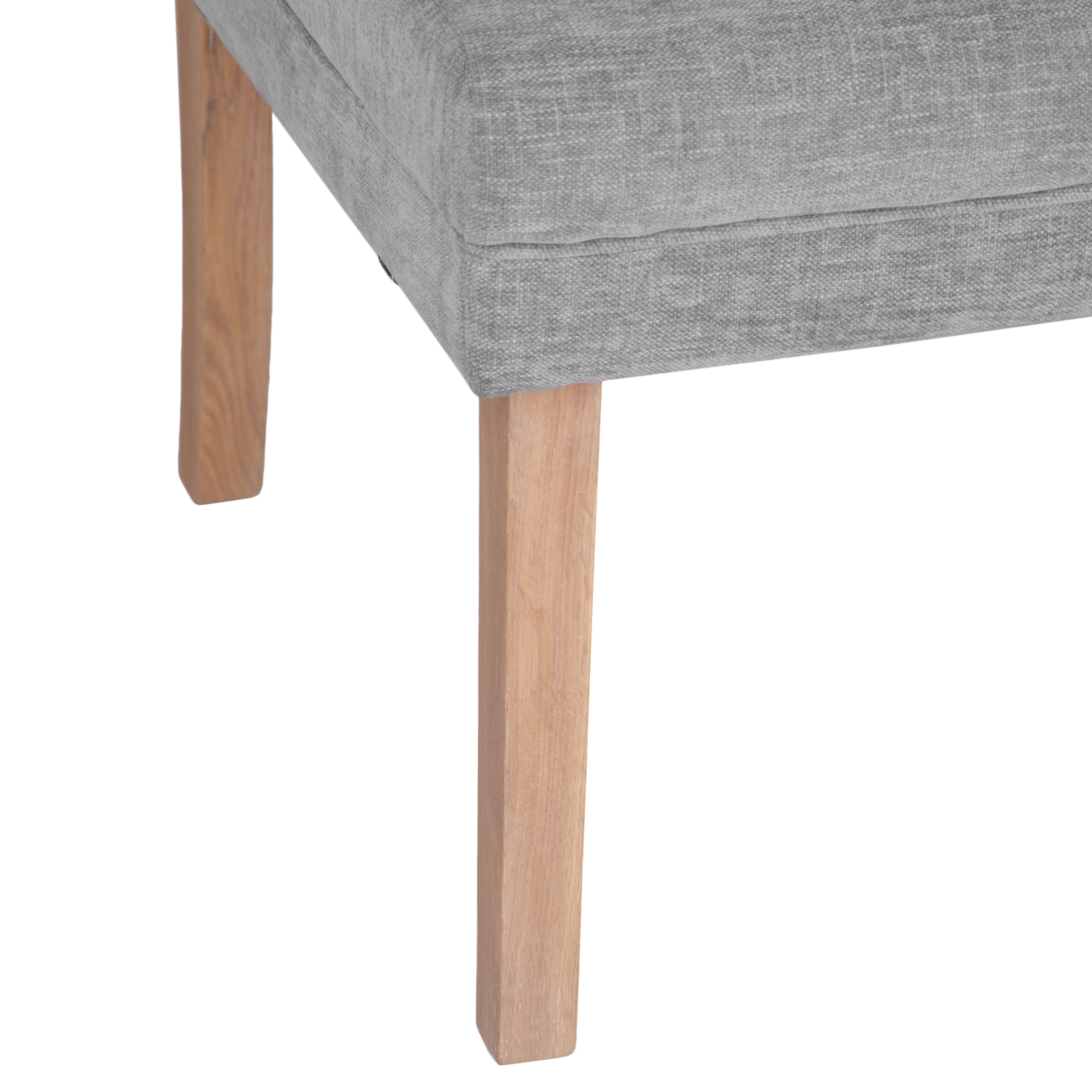 Carrington Grey 120cm Button Back Dining Bench