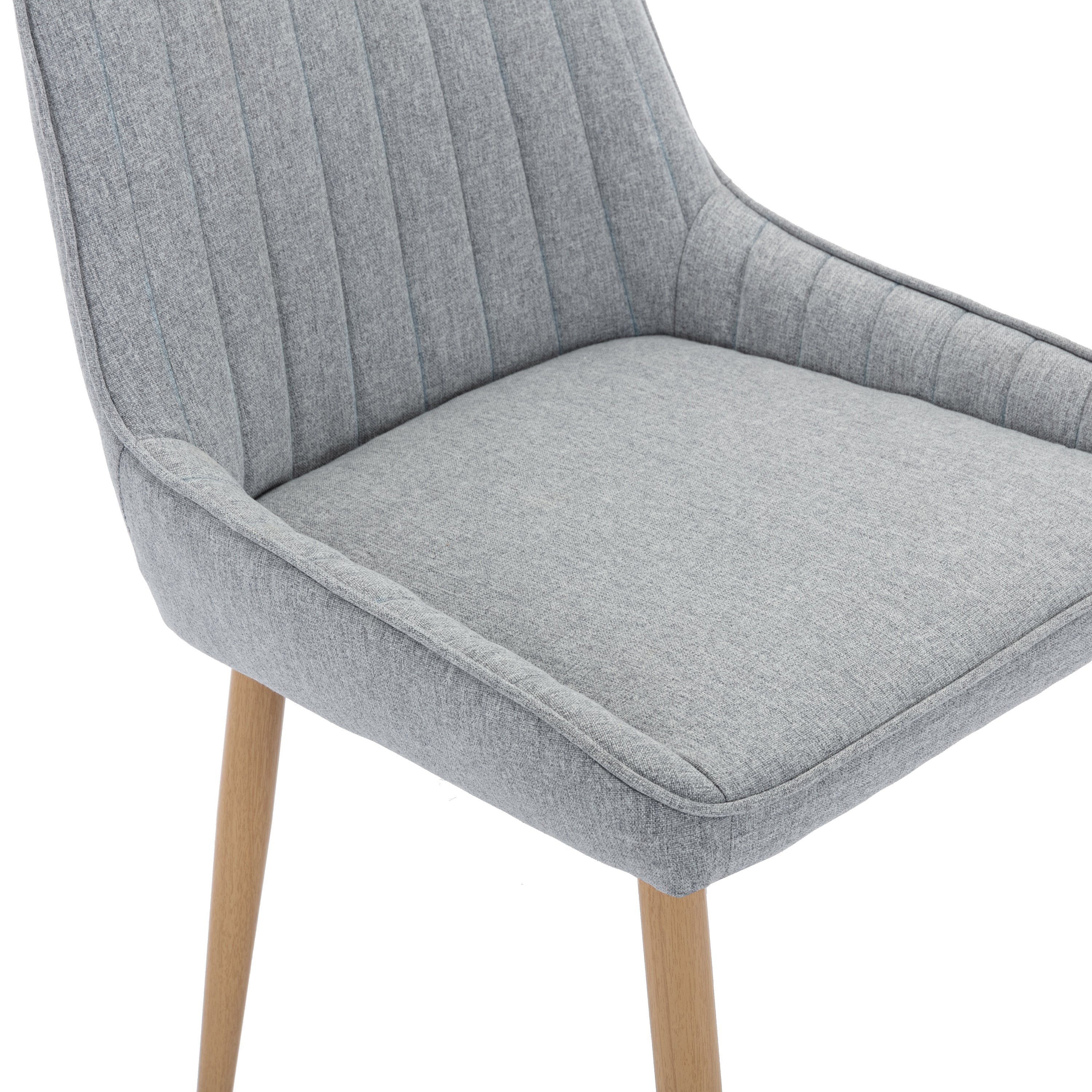 Cottingham Grey Stitched Panel Dining Chair