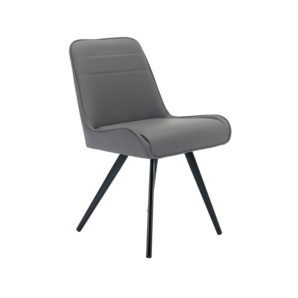 Chatburn Modern Industrial Grey Dining Chair