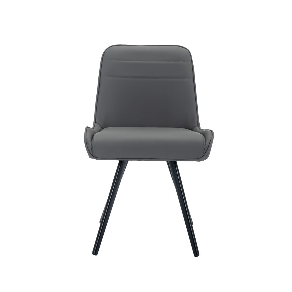 Chatburn Modern Industrial Grey Dining Chair