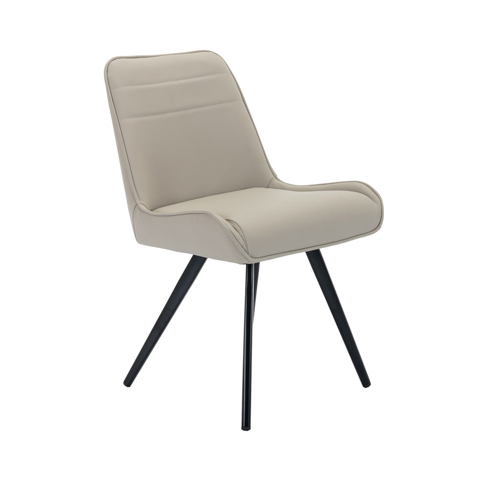 Chatburn Modern Industrial Taupe Dining Chair