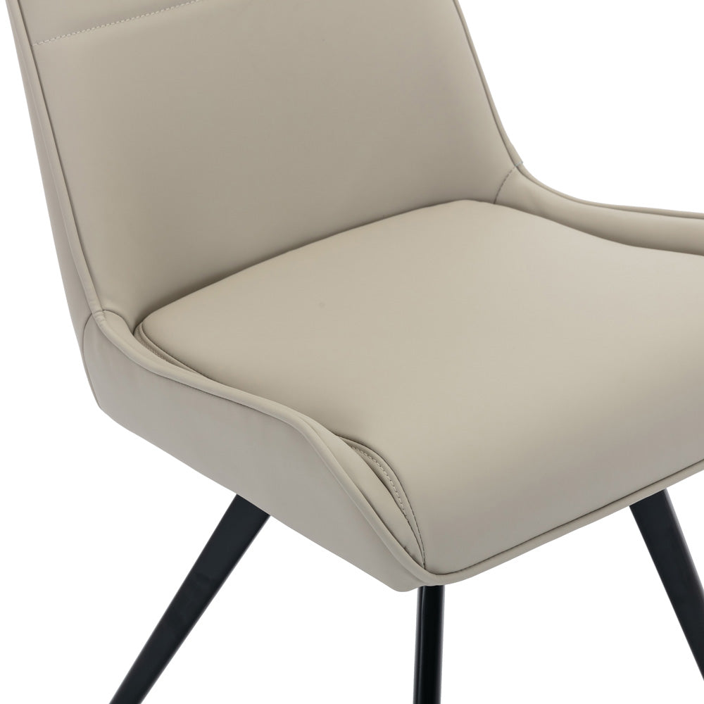 Chatburn Modern Industrial Taupe Dining Chair