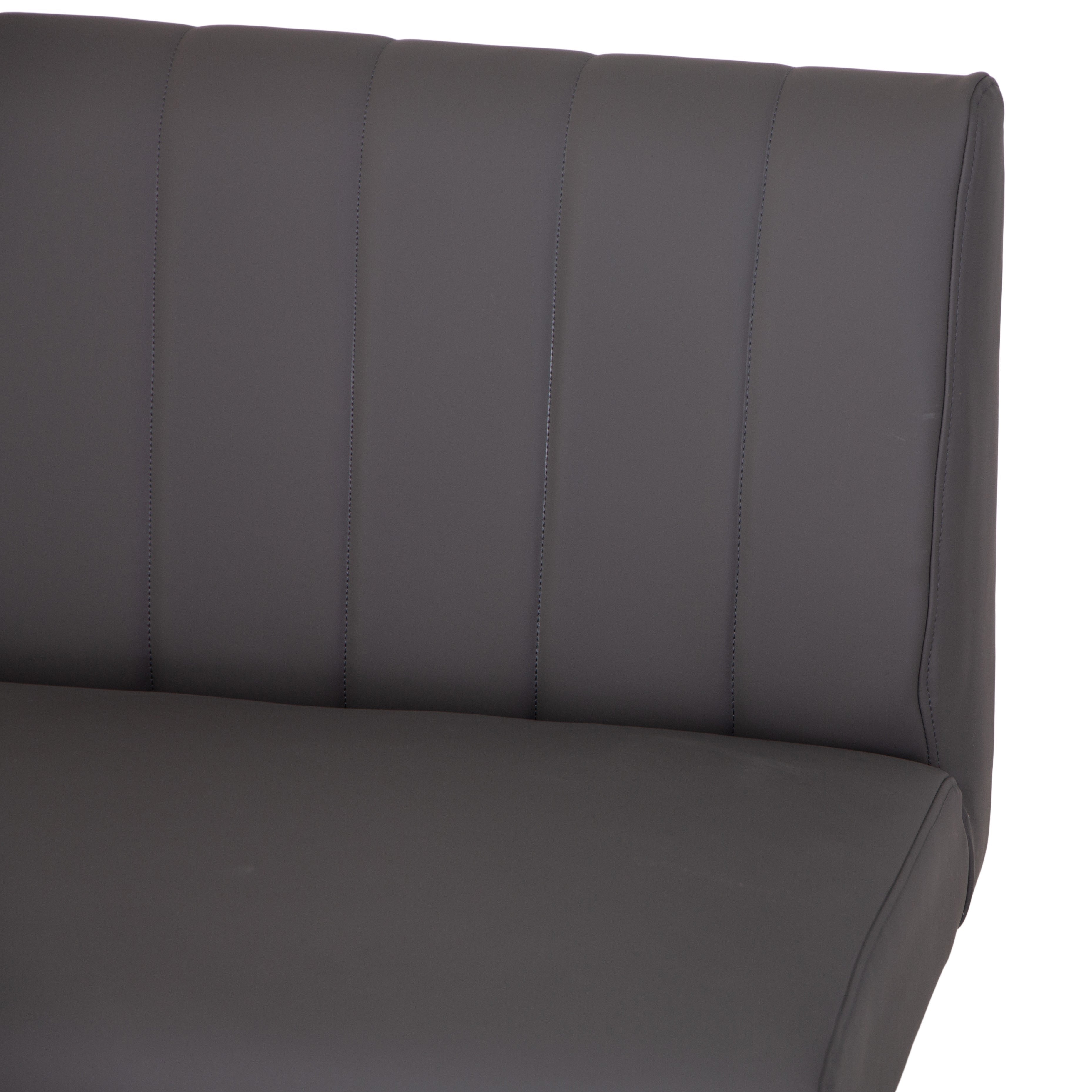 Charlesworth Grey 142cm Right Hand Modern Industrial Dining Bench