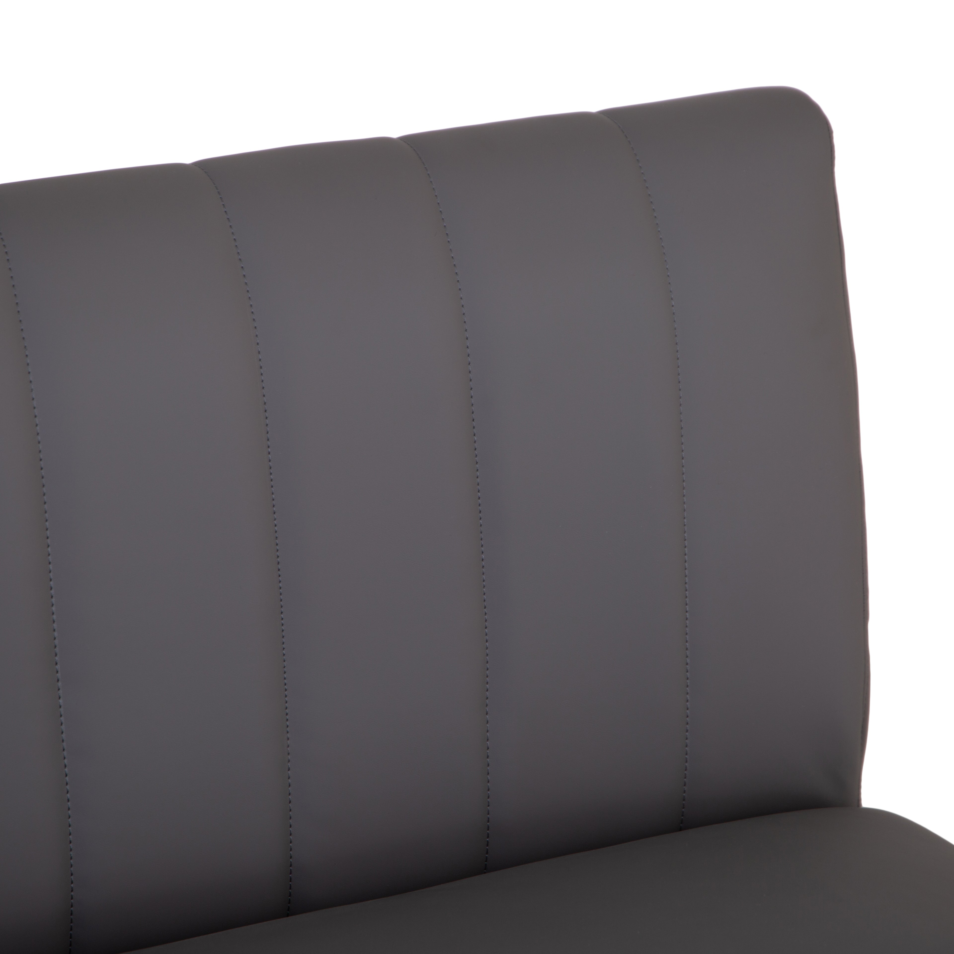 Charlesworth Grey 140cm Modern Industrial Dining Bench