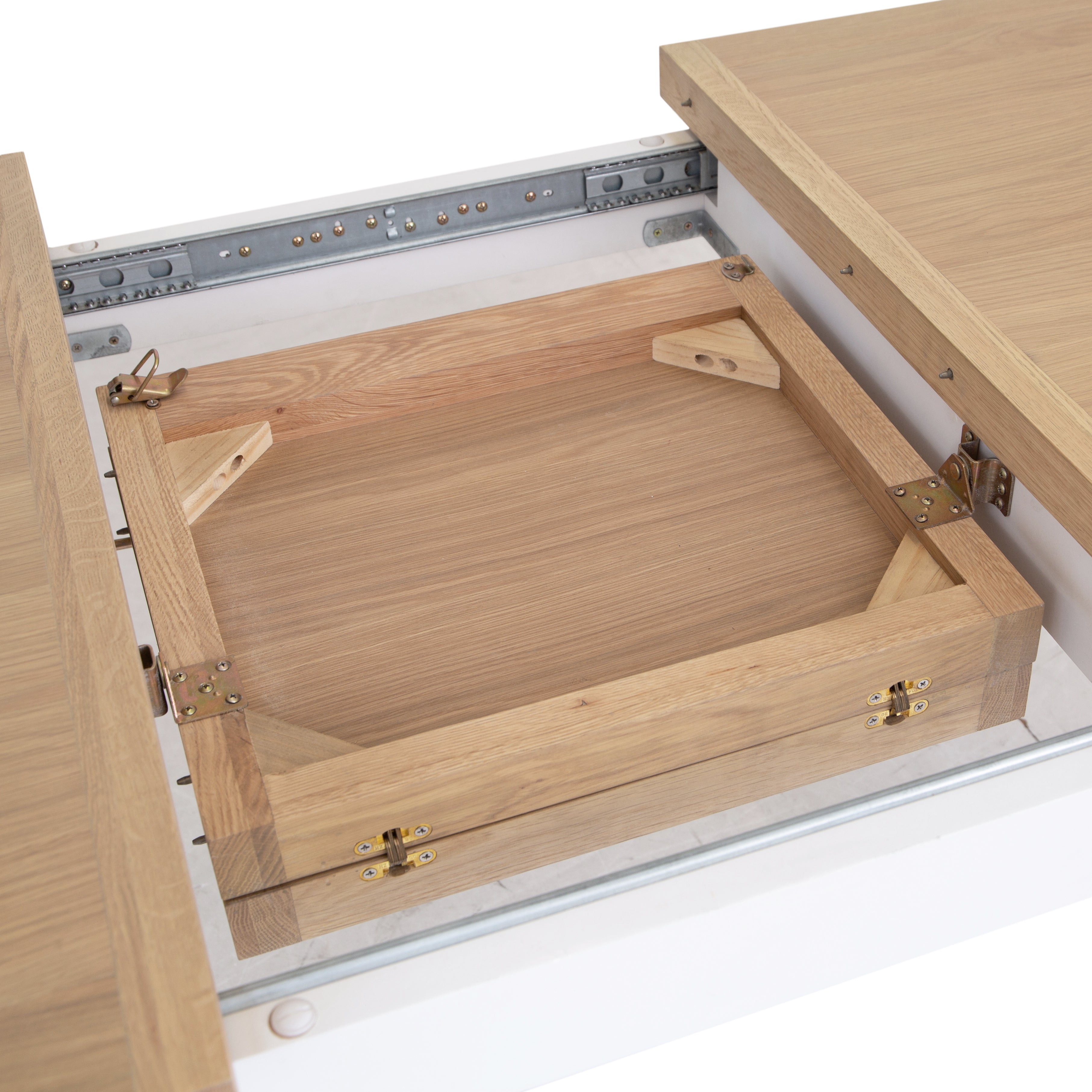 Dorset White Painted 1.3m Butterfly Extending Table