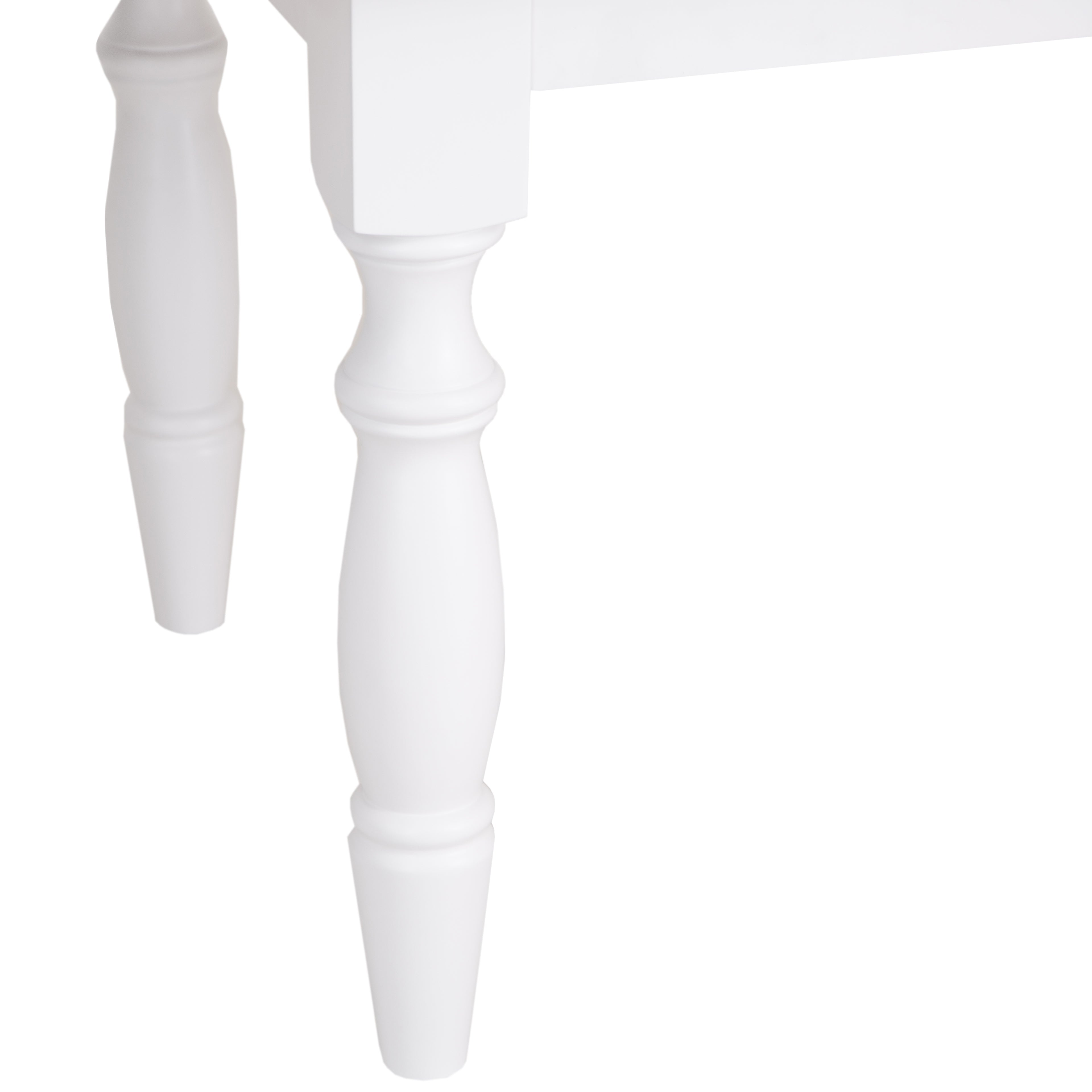 Dorset White Painted 1.3m Butterfly Extending Table