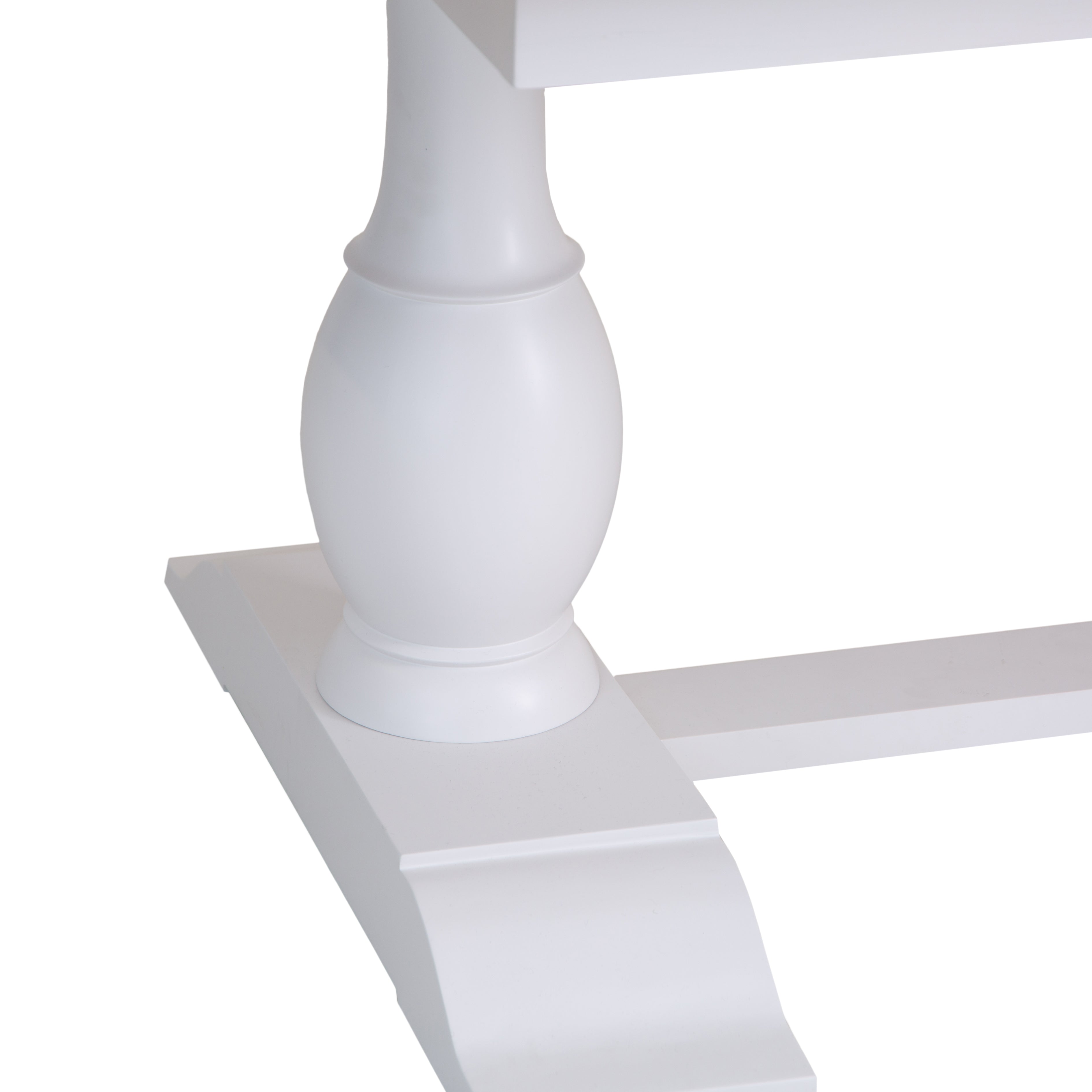 Dorset White Painted 1.6m Butterfly Extending Table