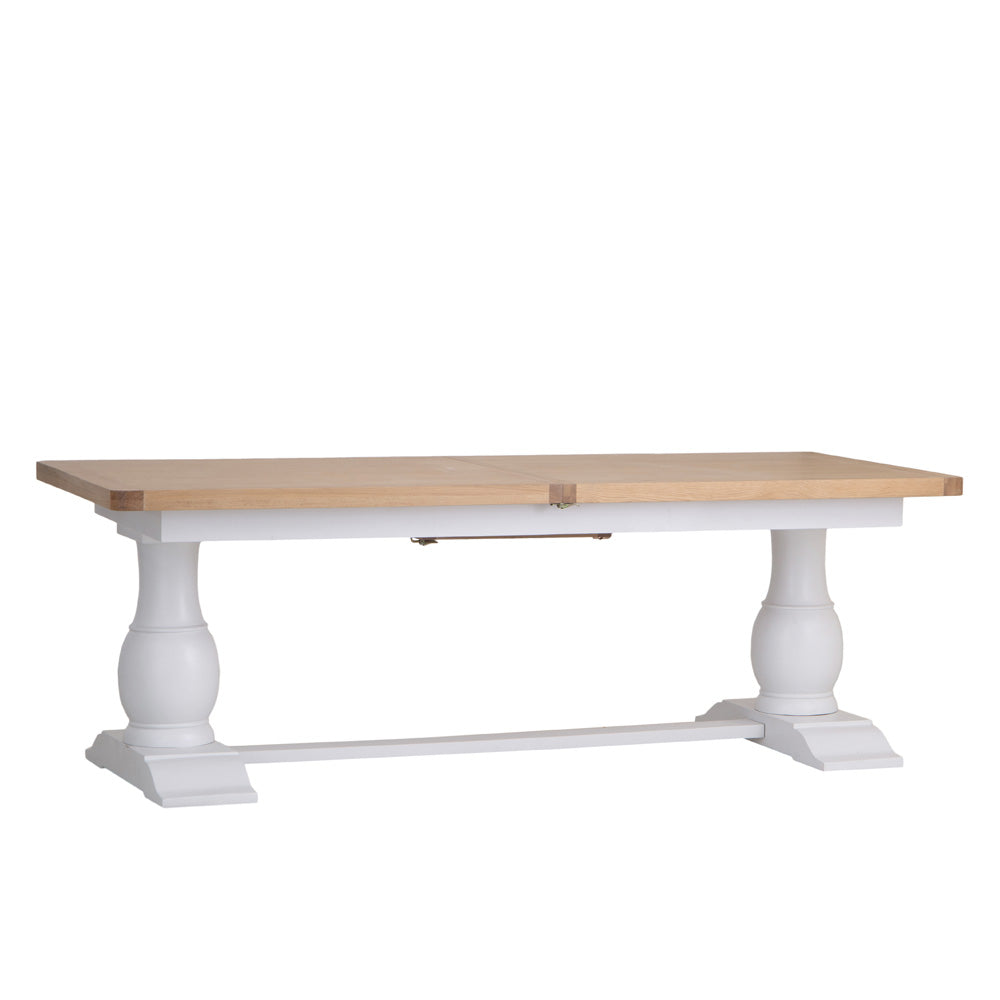 Dorset White Painted 2.2m Butterfly Extending Table